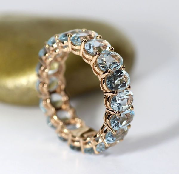 Crystalline Blue Ring