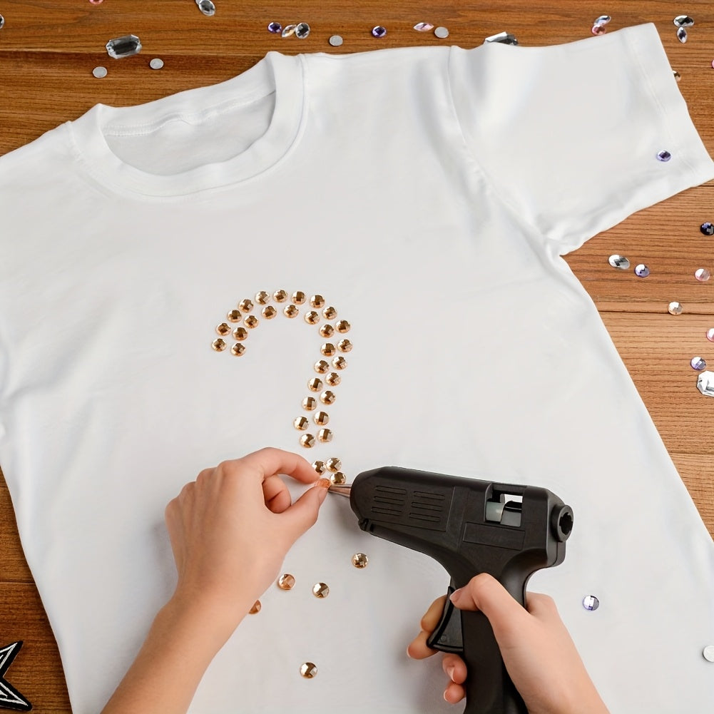 Glass Rhinestones Hot Fix - 12 Colors 5 Sizes