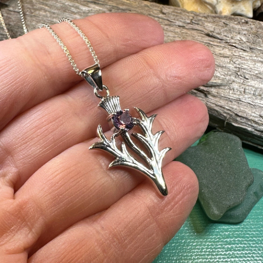 Jacobite Thistle Necklace