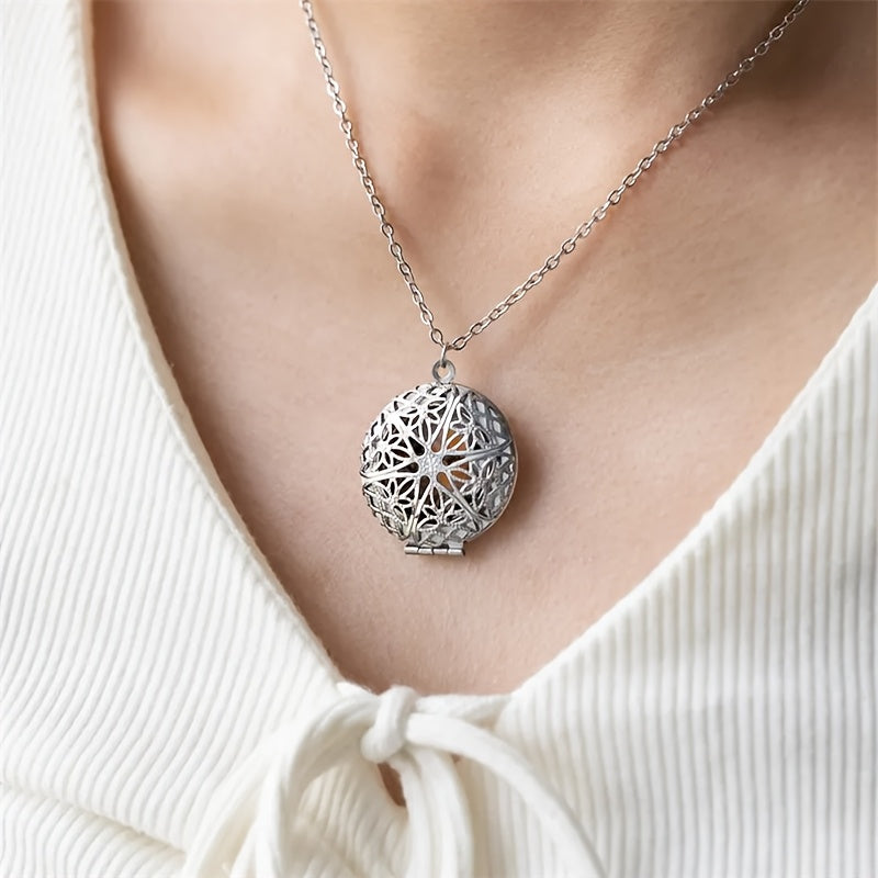 Personalized Photo Locket Necklace - Stainless Steel