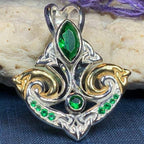 Celtic Triquetra Gemstone Necklace