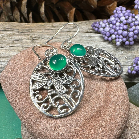 Forest Glen Dragonfly Earrings