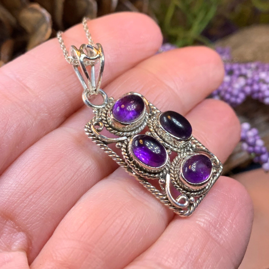 Regent Celtic Amethyst Necklace