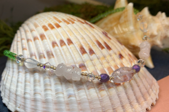 Rose Quartz Ankle Bracelet