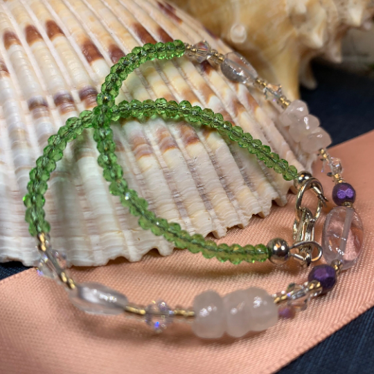 Rose Quartz Ankle Bracelet