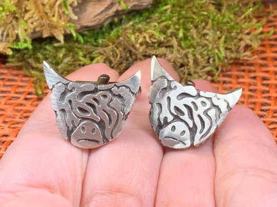 Highland Cow Cuff Links