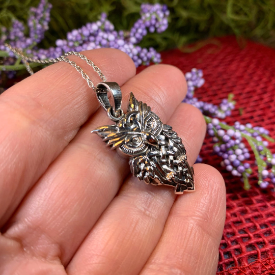 Owl Celtic Knot Necklace