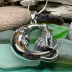 Orla Cat Moon Necklace