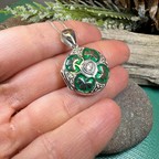 Shamrock Locket Necklace