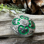 Shamrock Locket Necklace