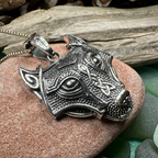 Viking Wolf Necklace