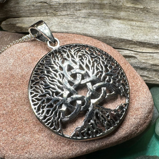 Tree of Life Triquetra Necklace