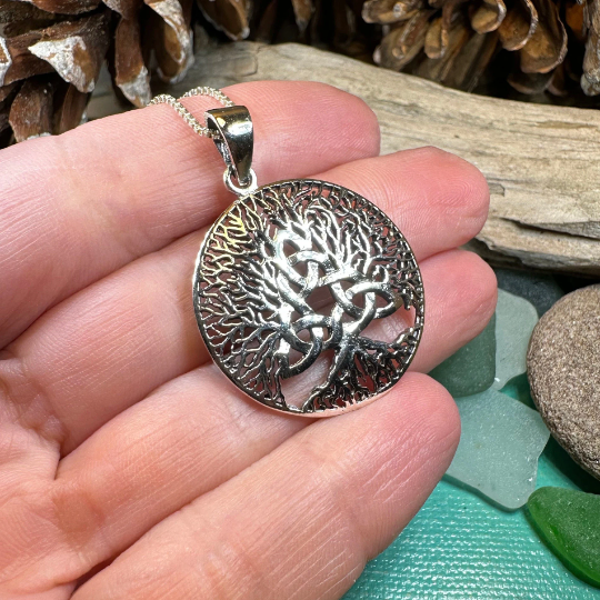 Tree of Life Triquetra Necklace