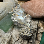 Abalone Seahorse Necklace