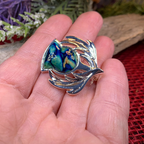 Scotland Heathergems Thistle Brooch