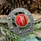 Celtic Heathergems Brooch