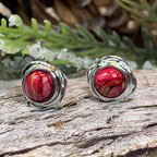 Celtic Heathergems Post Earrings