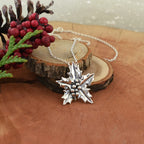 Holly Necklace - December Flower of the Month