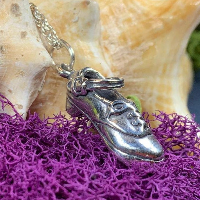 Lovely Irish Dance Shoe Necklace