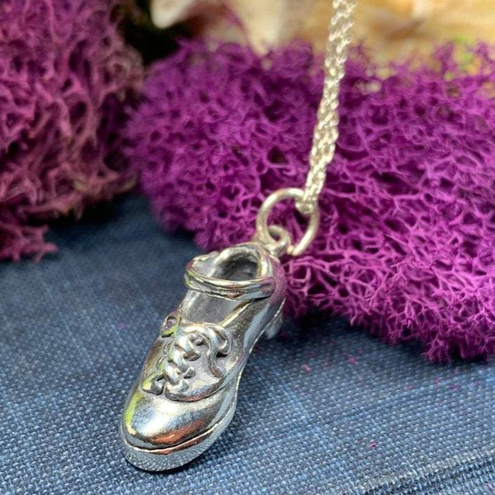 Lovely Irish Dance Shoe Necklace