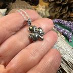 Shamrock Marcasite Necklace