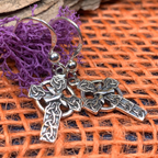 Dove Celtic Cross Earrings
