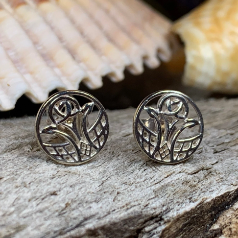 Rose Mackintosh Stud Earrings