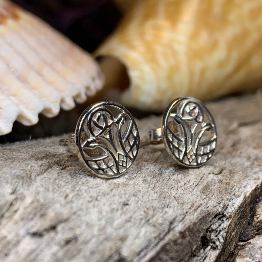 Rose Mackintosh Stud Earrings