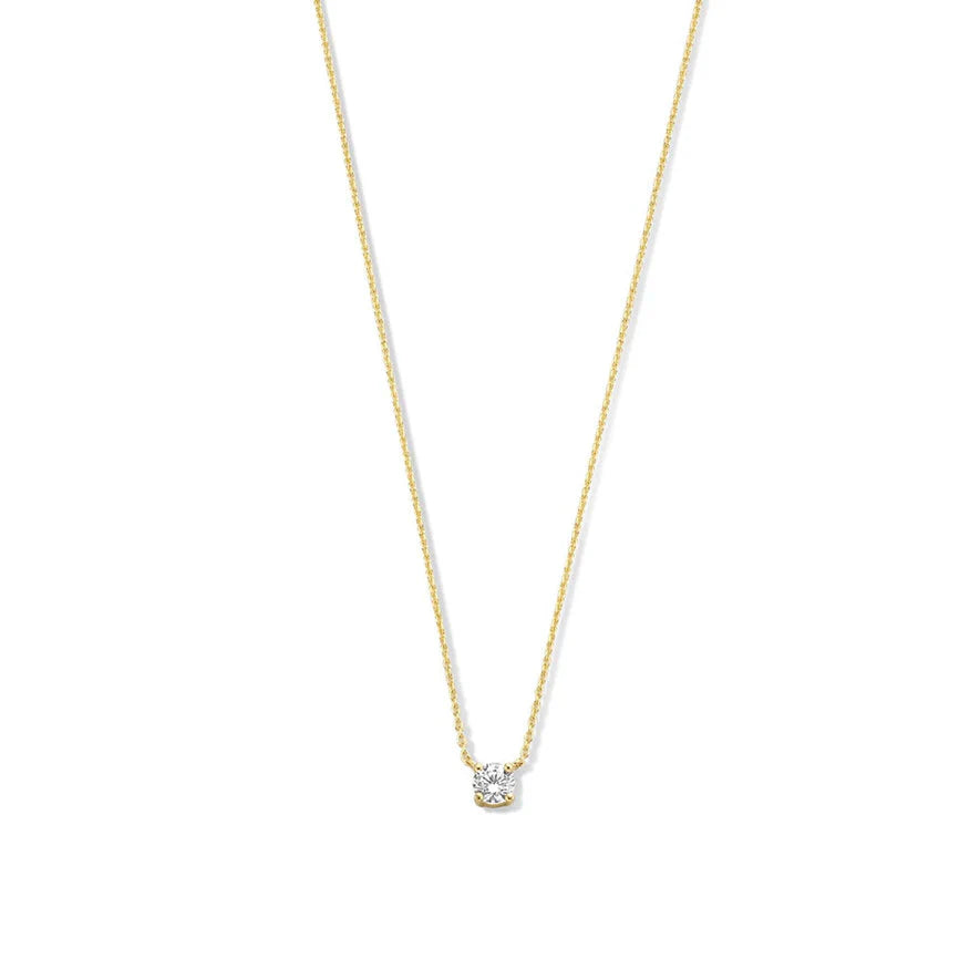 Cléa Moissanite Necklace | Gold