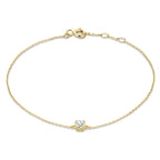 Dalynette | Bracelet with Moissanite Stones 14k Gold