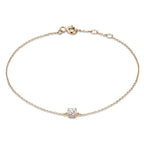 Dalynette | Bracelet with Moissanite Stones 14k Gold