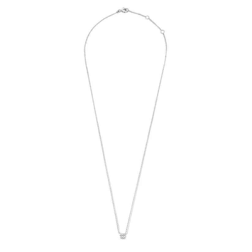 Cléa Stone Necklace | White Gold