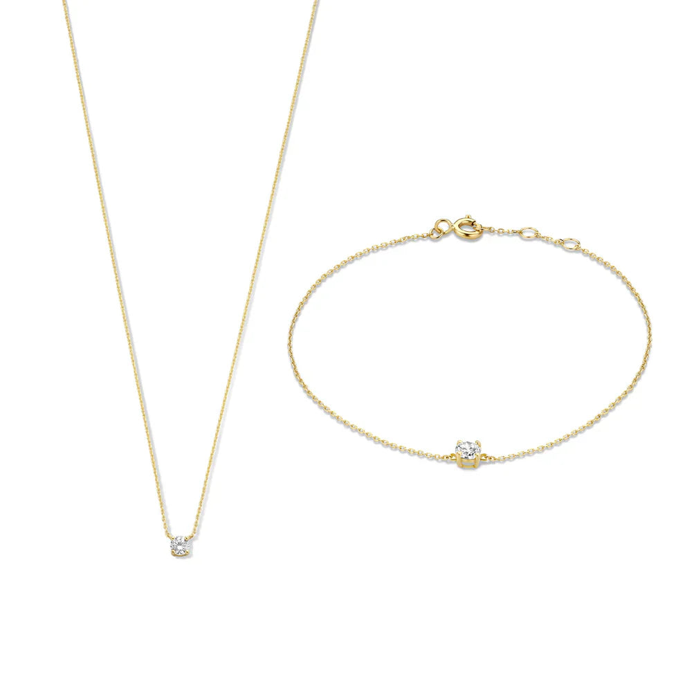 Cléa Moissanite Gold Set