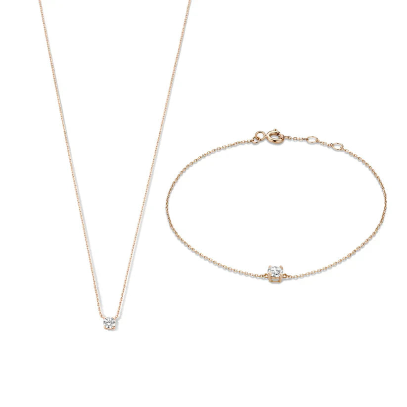Cléa Moissanite Gold Set