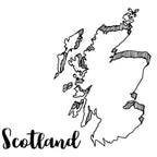Scotland Map Earrings