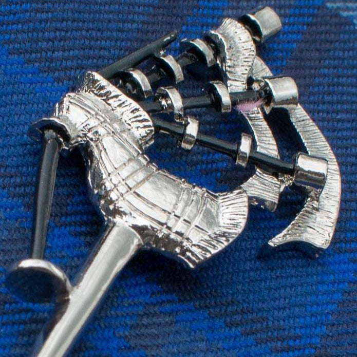 Bagpipes Kilt Pin