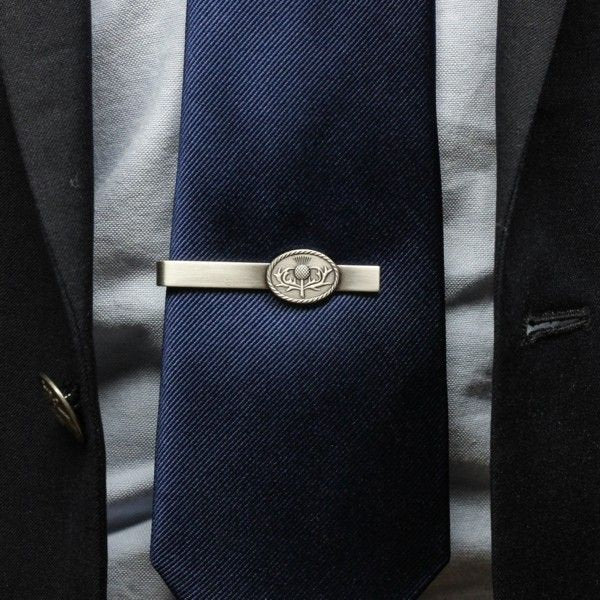 Celtic Thistle Tie Bar