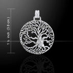 Solstice Tree of Life Silver Necklace
