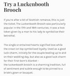 Luckenbooth Stick Pin