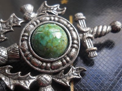 Thistle Sword Kilt Pin