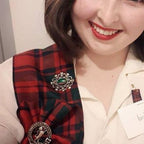 Heathergems Thistle Brooch