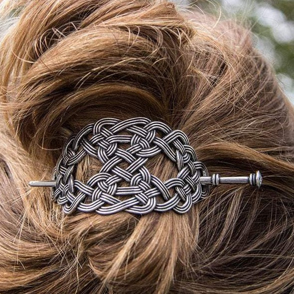 Pewter Celtic Knot Hair Slide