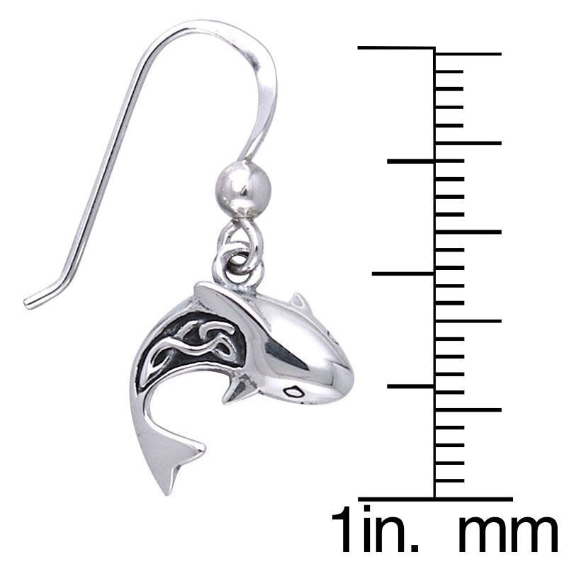 Celtic Shark Earrings