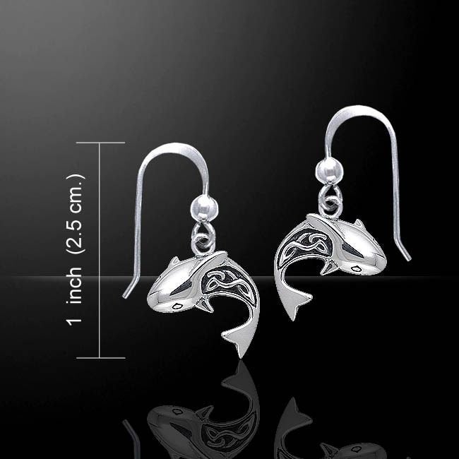 Celtic Shark Earrings