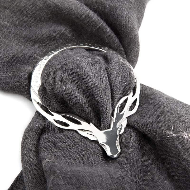 Stag Scarf Ring