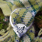 Celtic Thistle Scarf Ring