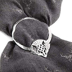 Celtic Thistle Scarf Ring