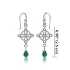 Quaternary Celtic Knot Earrings