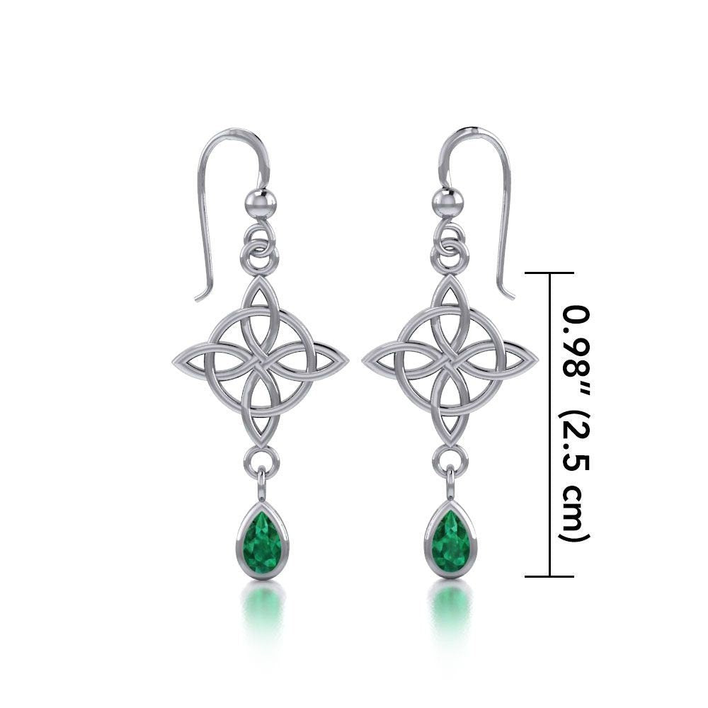 Quaternary Celtic Knot Earrings