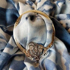 Double Thistle Scarf Ring